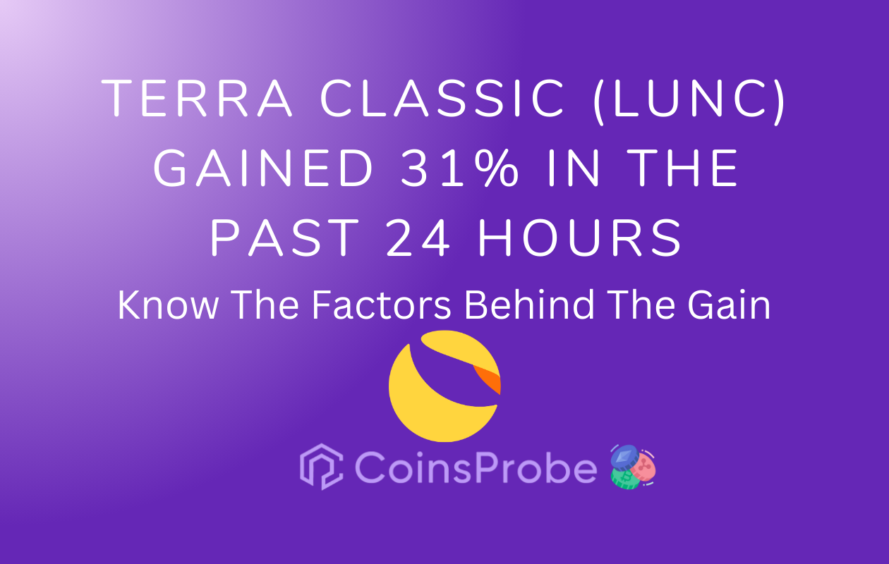 Terra Classic (LUNC) Gained 31% in the Past 24 Hours