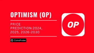 Optimism (OP) Crypto Logo