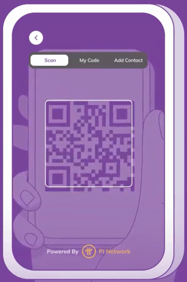 Pi network QR Code Feature