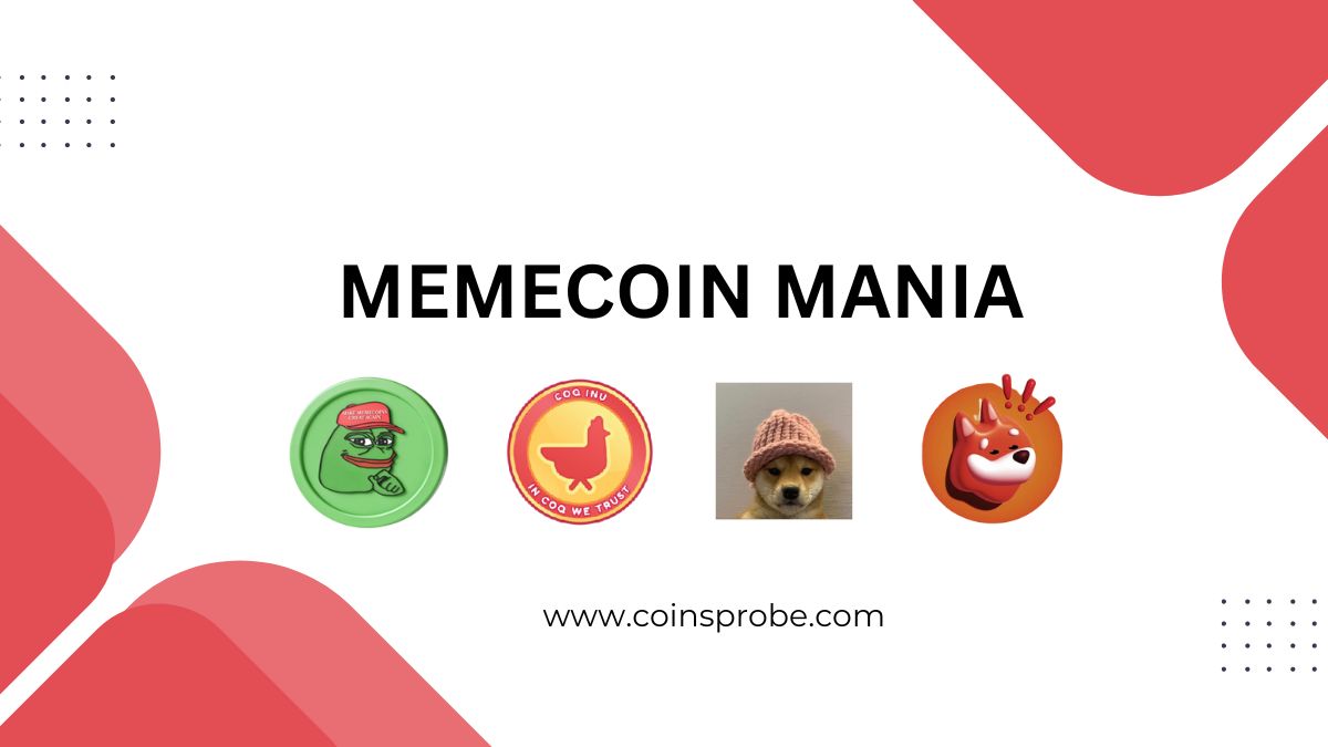 Memecoin Mania: Dogwifhat, COQ Inu Leading the Rally With BONK and PEPE.