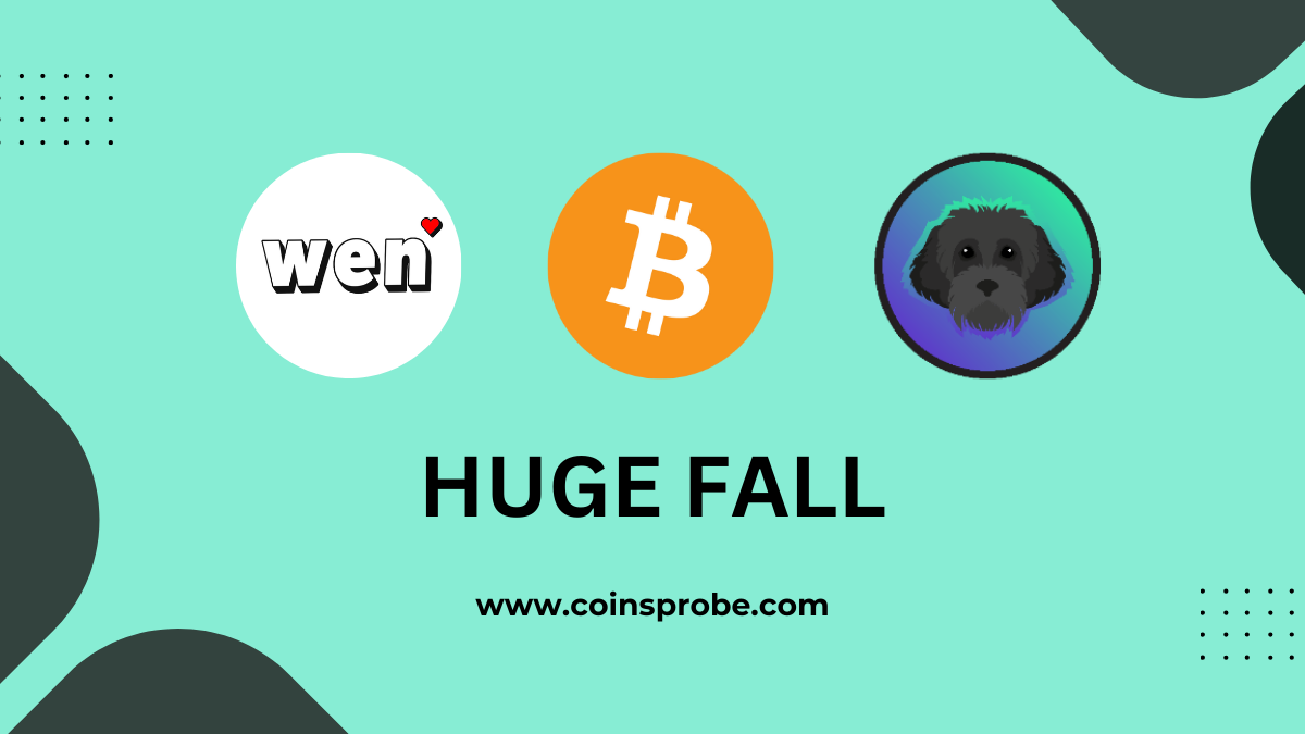 Huge Fall: Bitcoin Tanks by 5.29%, While SLERF, WEN and MYRO Wiped Out Major Gain-FEATURED IMAGE