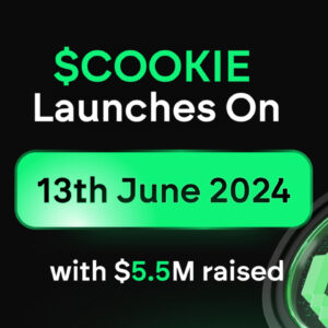 $COOKIE sets to launch on June 13th after securing $5.5M from VCs such as Animoca Brands, Spartan Group, and Mapleblock Capital
