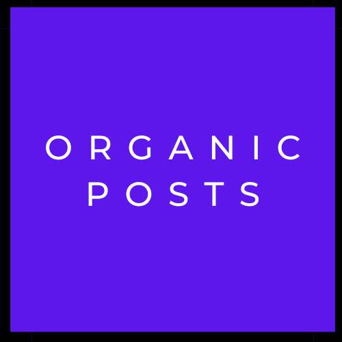 Organic Posts Text