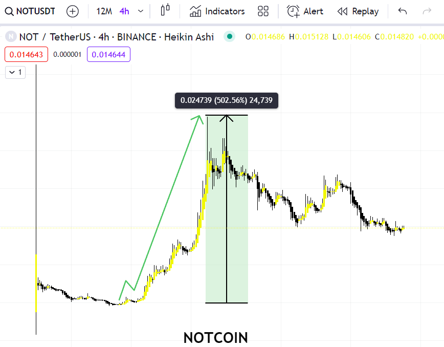 Notcoin (NOT) Chart