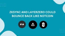 zkSync and LayerZero Coins Logo