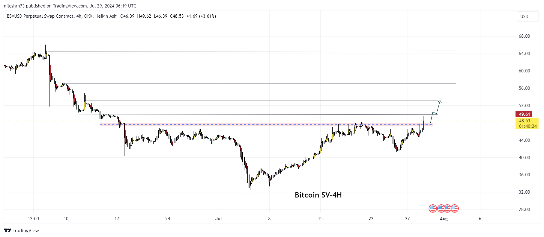 Bitcoin SV (BSV) Chart