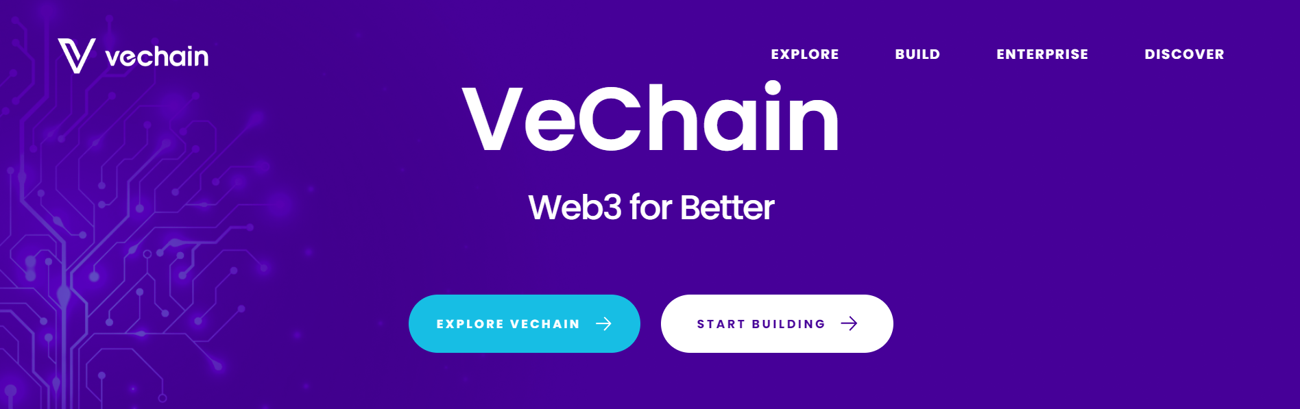 VeChain Homepage