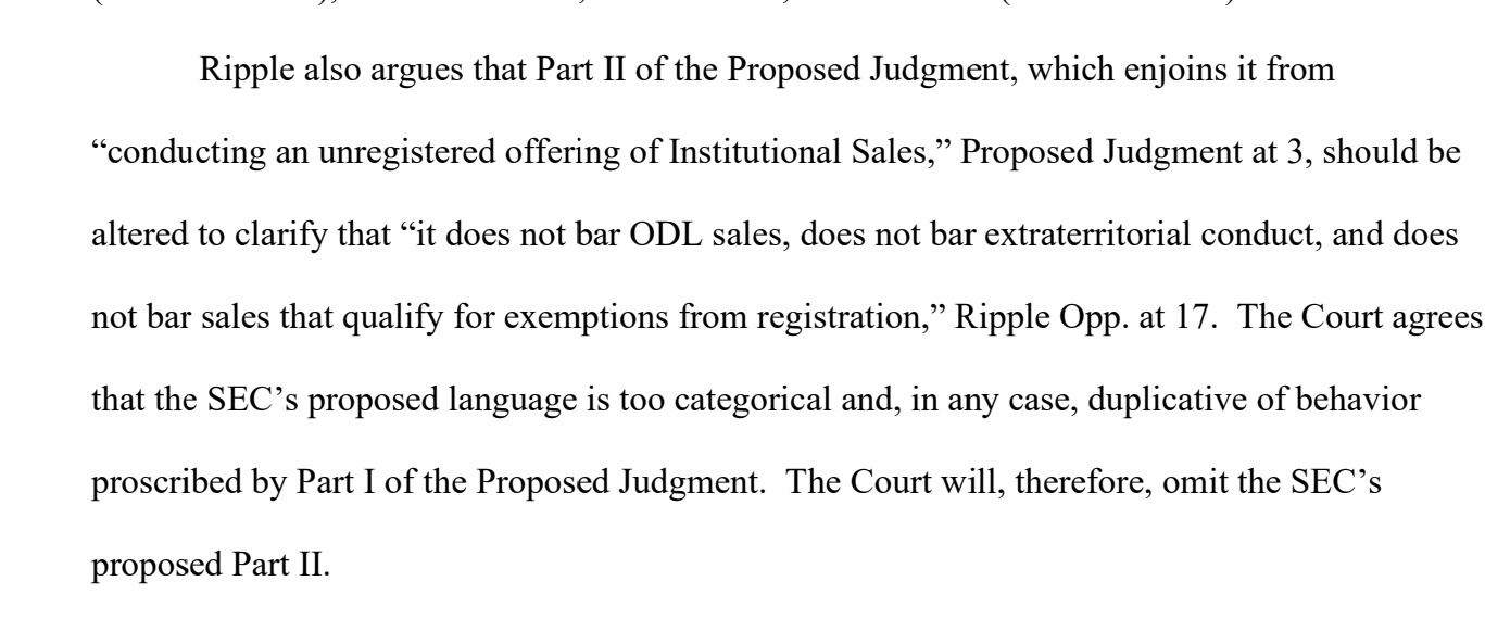 Ripple Judgement