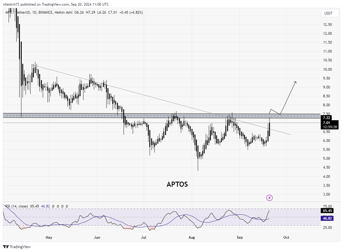 Aptos (APT) Chart