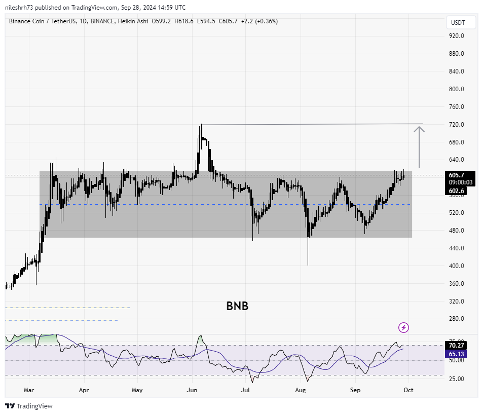  Binance Coin (BNB) Chart