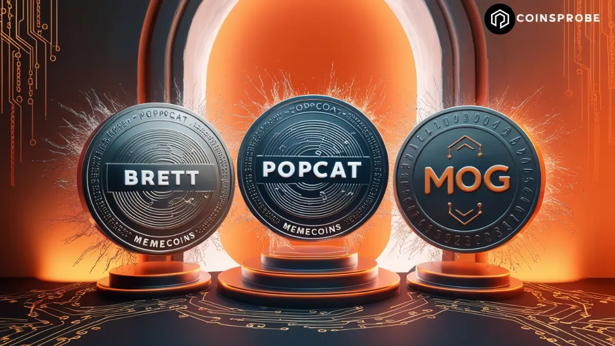 POPCAT, BRETT, and MOG Coins