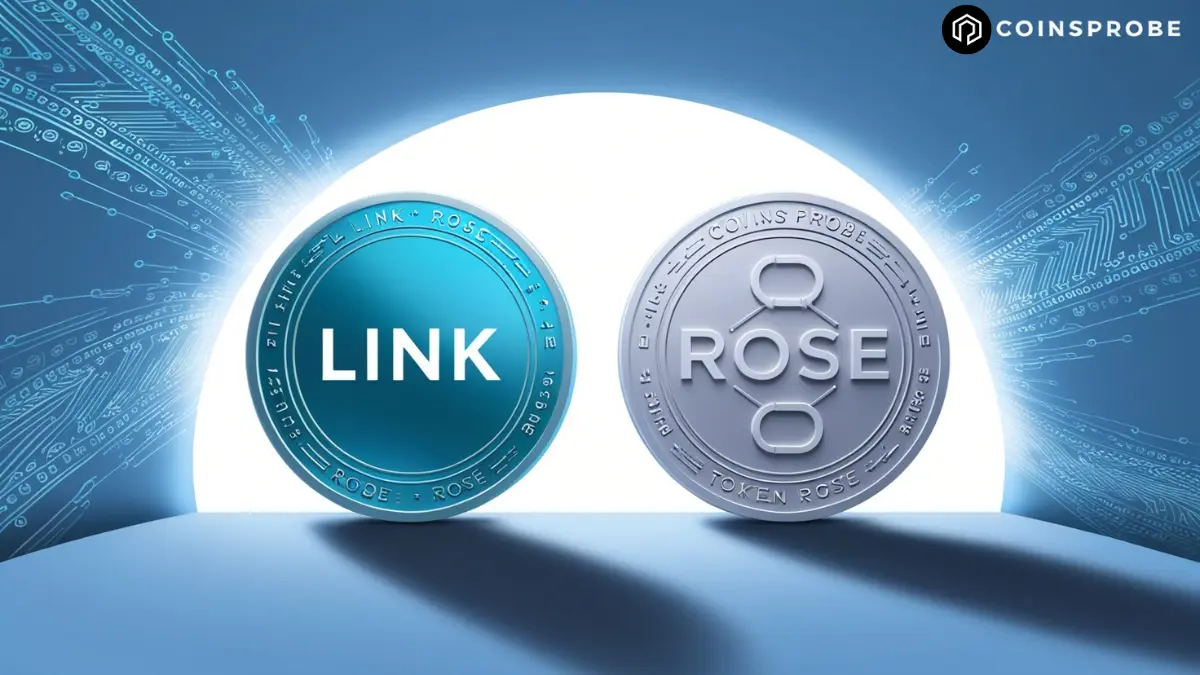 Chainlink-LINK-and-Oasis-ROSE-Tokens