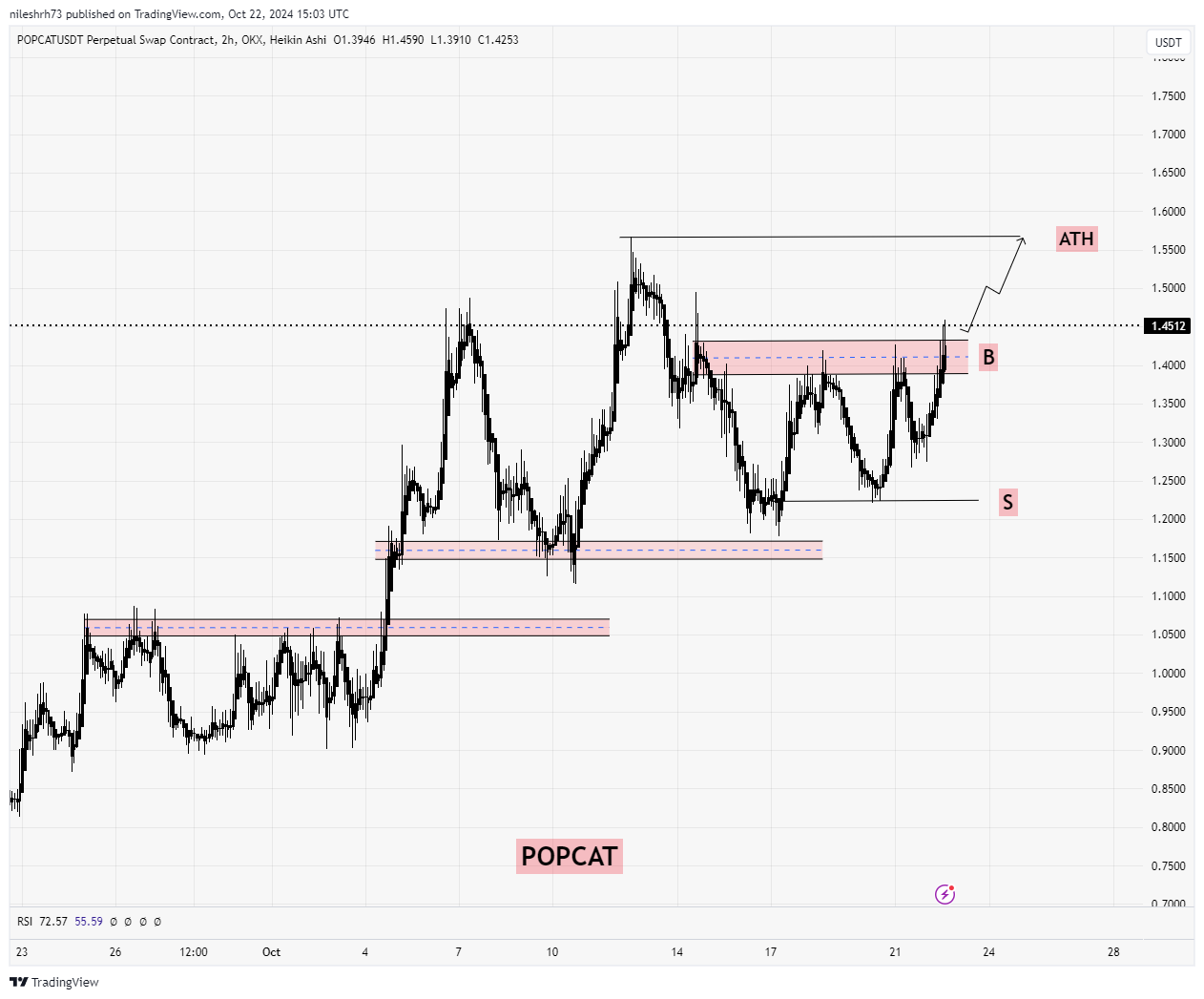 POPCATUSDT. chart