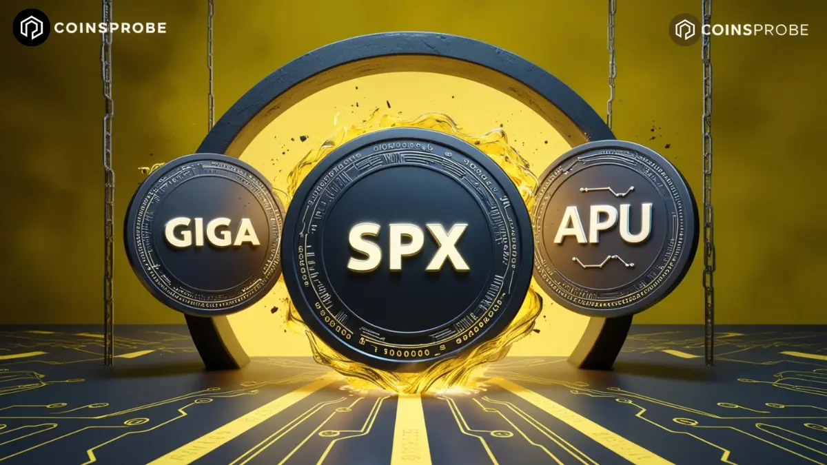 Memecoins SPX, GIGA, and APU-Tokens