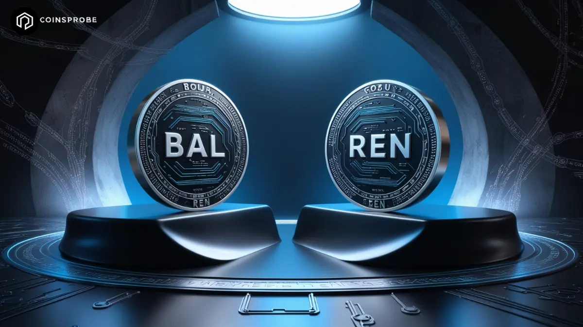 Balancer (BAL) and Ren (REN) Tokens Logo