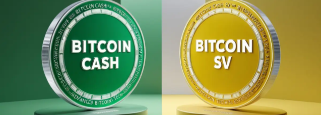 Bitcoin Cash (BCH) and Bitcoin SV (BSV) Token Logo