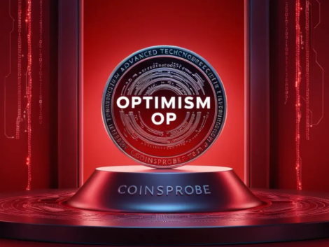 Optimism-OP- Token Logo