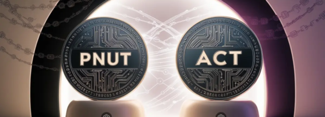 PNUT and ACT Coins Logo