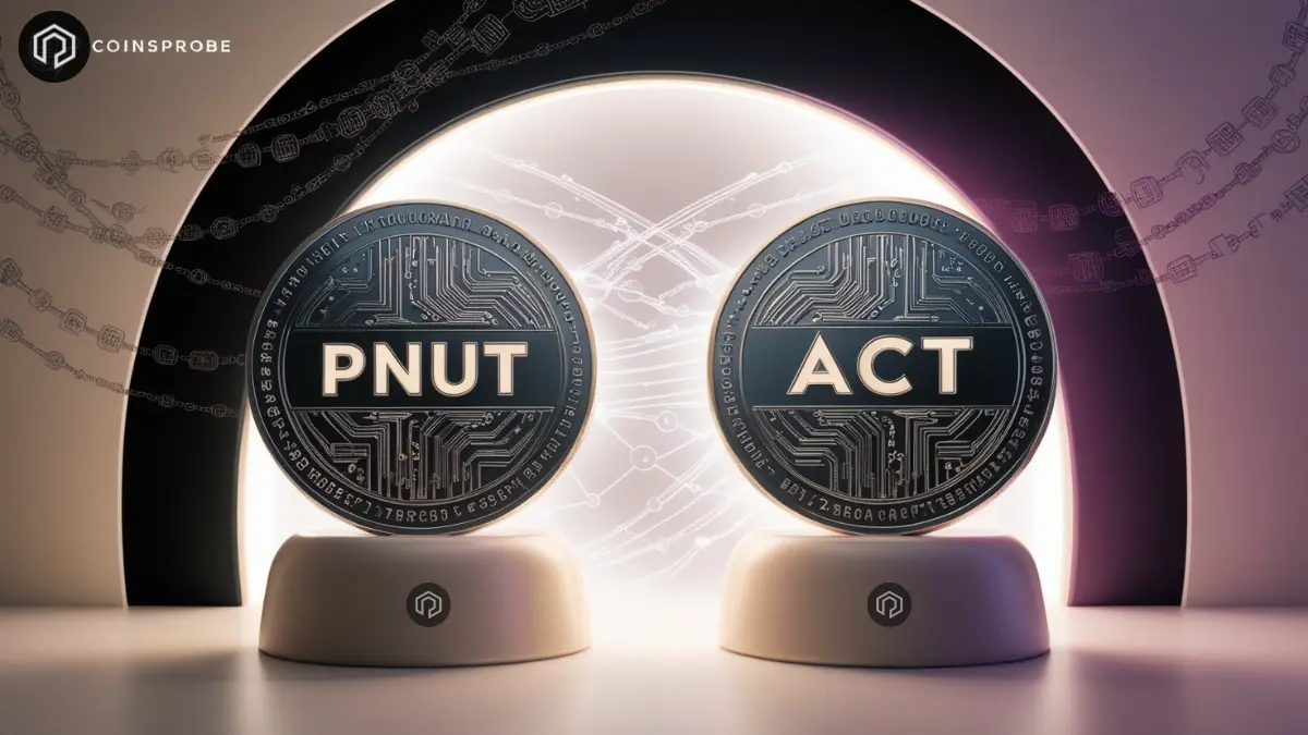 PNUT and ACT Coins Logo