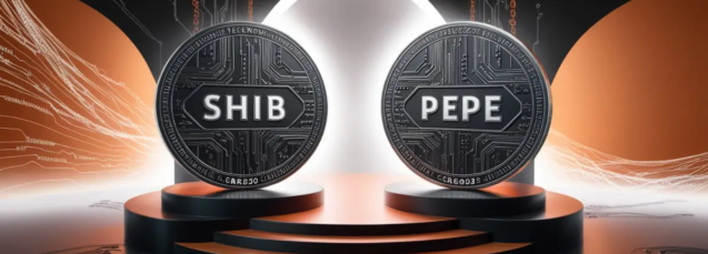 SHIB and PEPE Tokens Logo