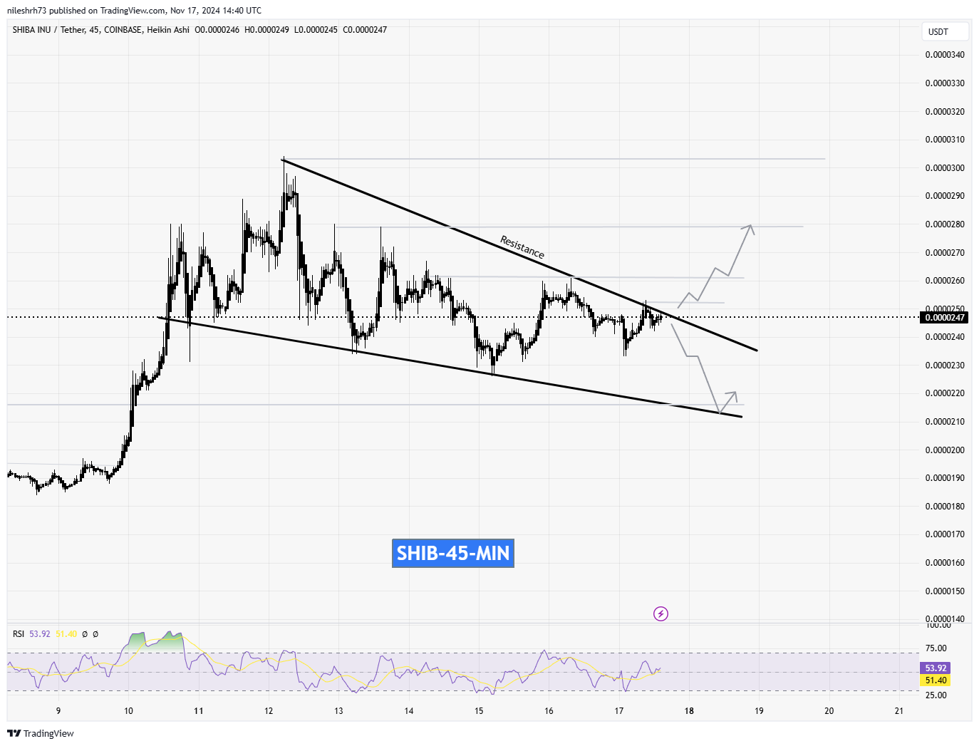 Shiba Inu (SHIB)  Chart Analysis