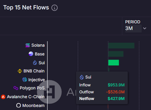 SUI NETFLOW