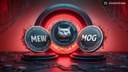 POPCAT, MOG, and MEW Coins logo