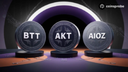 BTT, AKT, and AIOZ-Tokens Logo