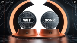 WIF and BONK Tokens Logo