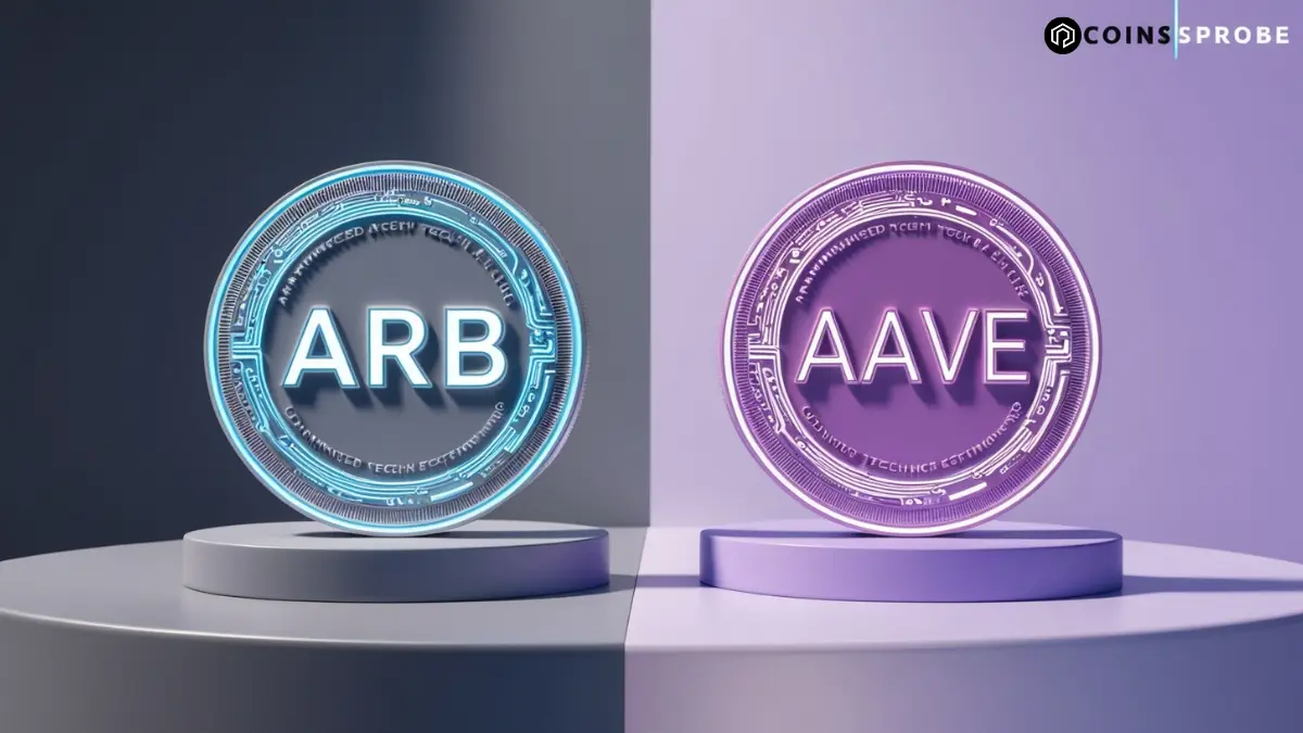 ARB-and-AAVE Tokens Logo