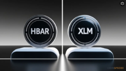 HBAR and XLM Tokens Logo