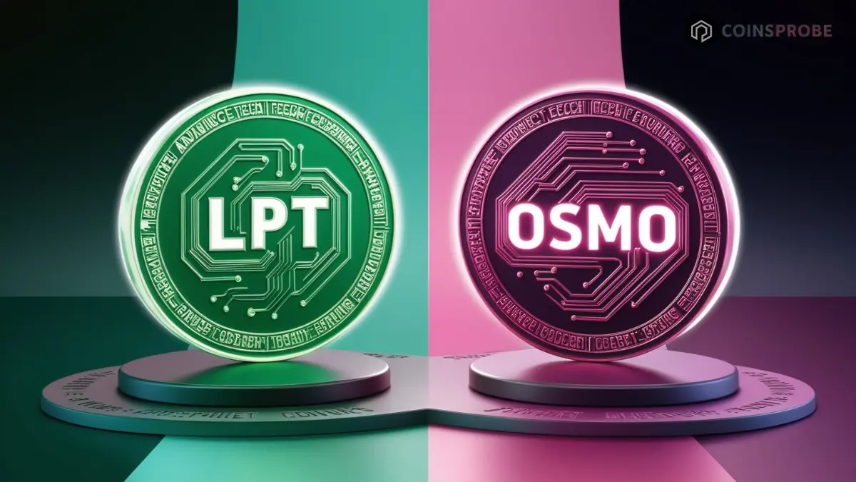 LPT and OSMO Tokens Logo