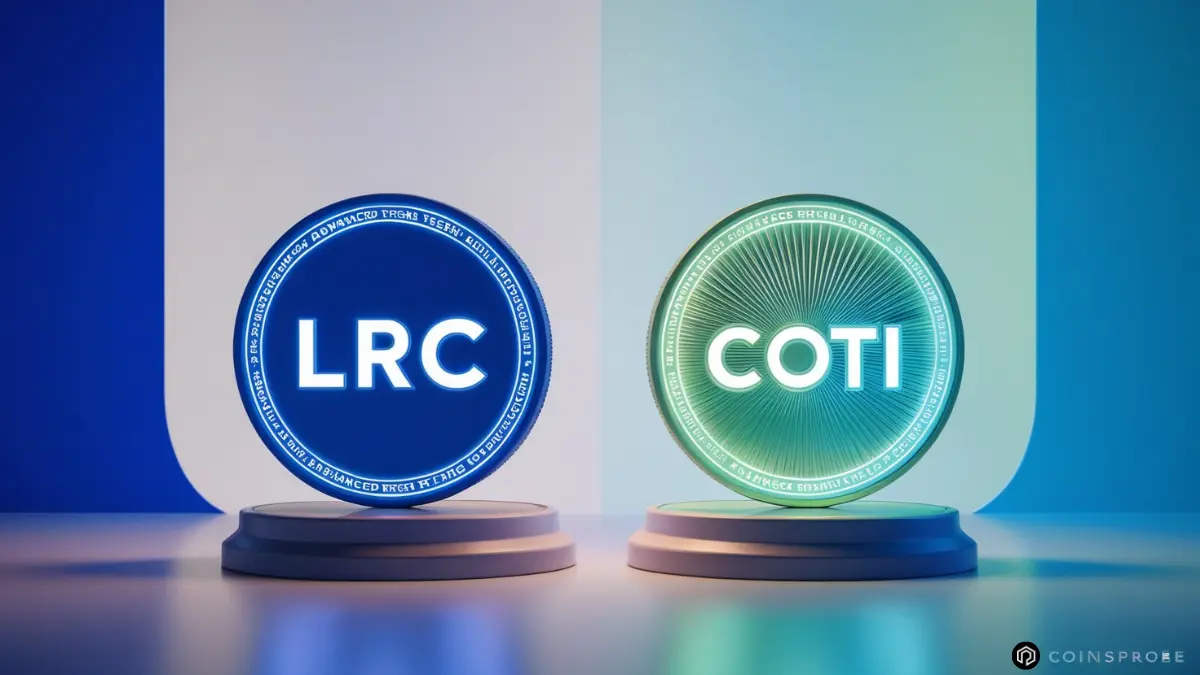 Loopring (LRC) and COTI (COTI Tokens Logo