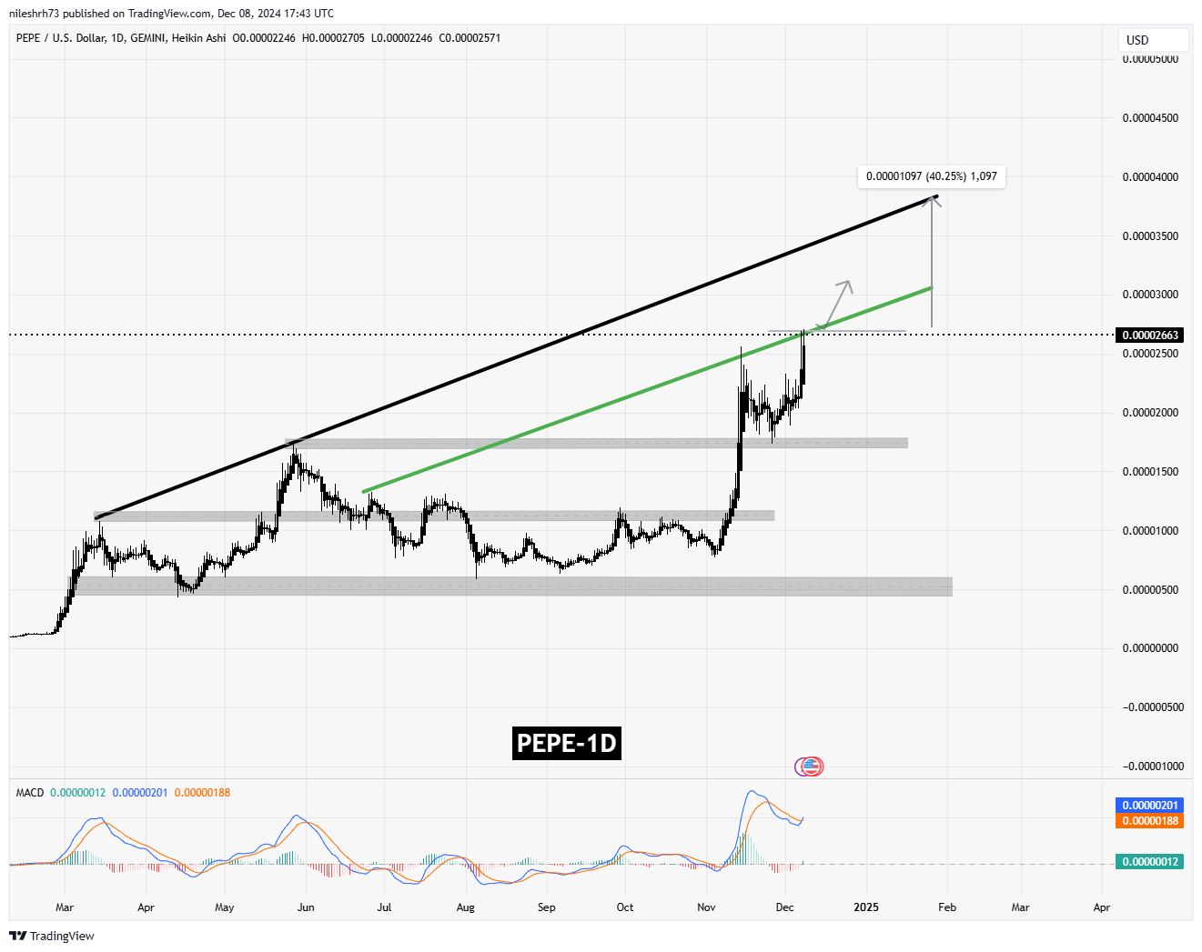 PEPE Coin Chart Analysis
