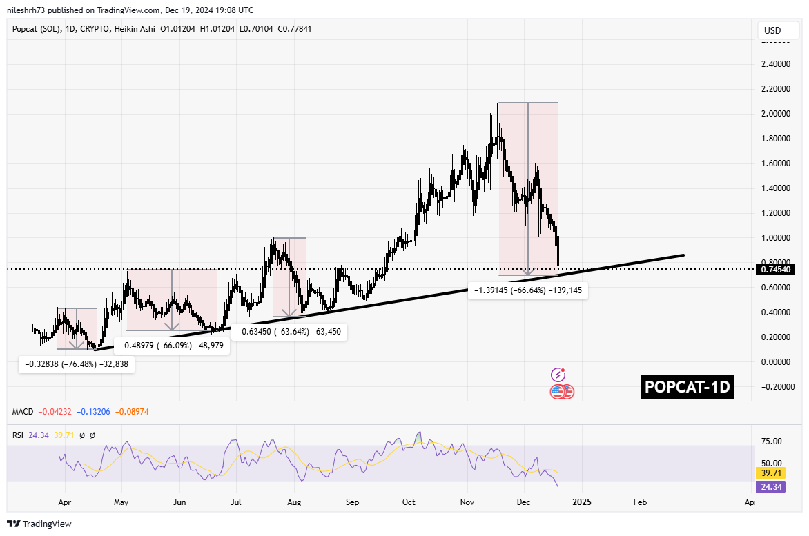 POPCAT Chart Analysis