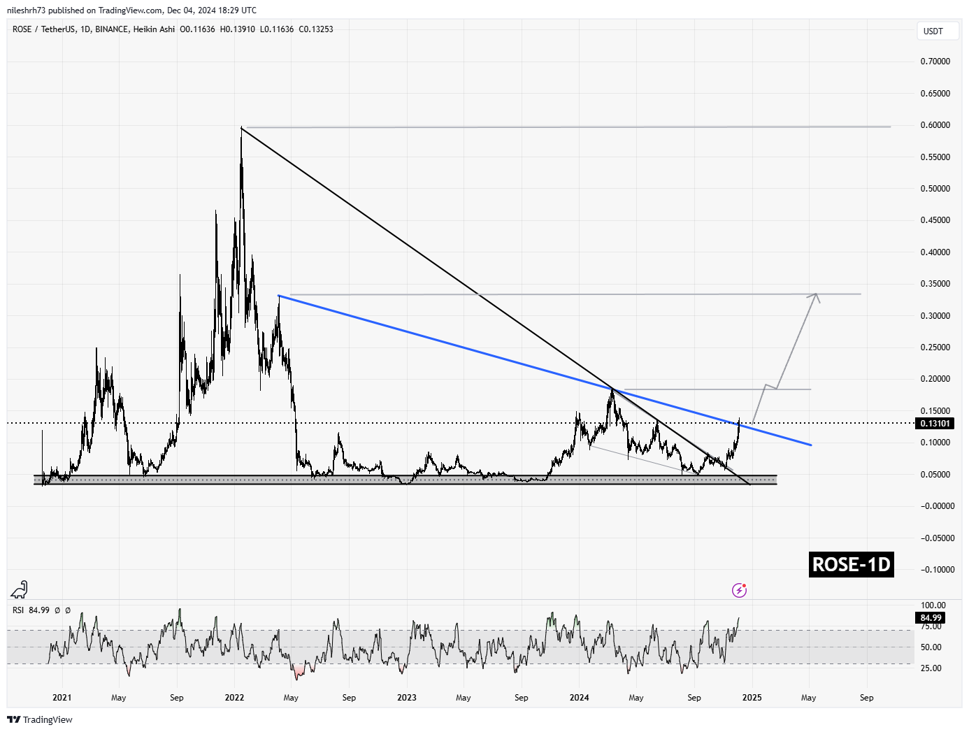 Oasis (ROSE)  Chart Analysis