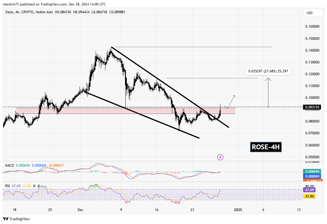 Oasis (ROSE) Chart Analysis