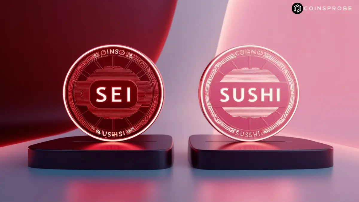 SEI and SUSHI Tokens Logo