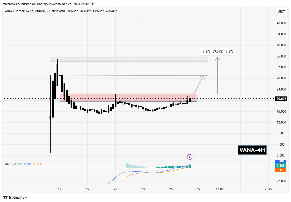 Vana (VANA) Chart Analysis