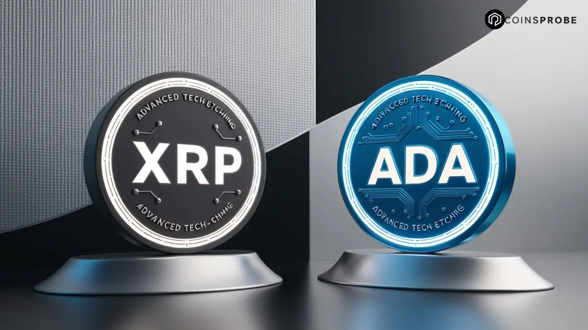 XRP and ADA Tokens Logo