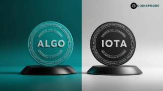 ALGO and IOTA Tokens Logo