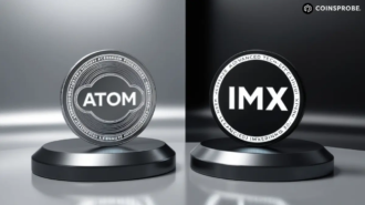 ATOM and IMX Tokens Logo