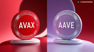 AVAX and AAVE Tokens Logo