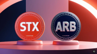STX and ARB Tokens Logo