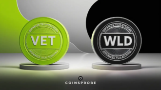 VeChain(VET) and Worldcoin (WLD) Tokens