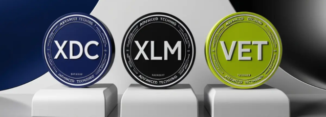 XDC, XLM and VET Tokens