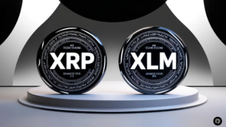 XRP and XLM Tokens Logo