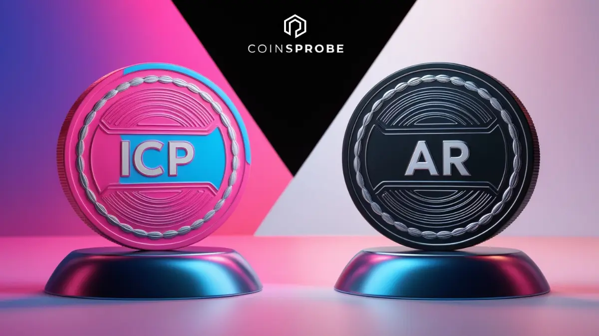 ICP and AR Tokens Logo