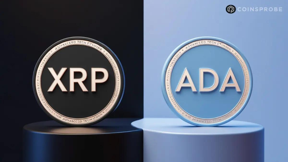 XRP and ADA Tokens Logo