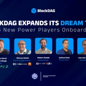 BlockDAG Eyes $600M Milestone as 5 Industry Experts Join the Team! Can Shiba Inu Hit 2021 ATH & Chainlink Reach $30?